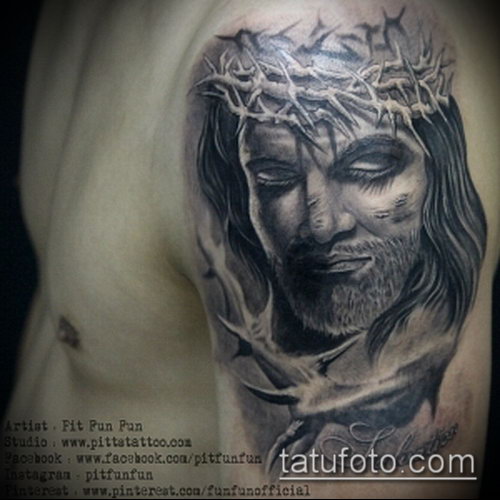 Фото тату Иисуса Христа — 07062017 — пример — 190 Photos tattoo of Jesus Christ._438 — копия