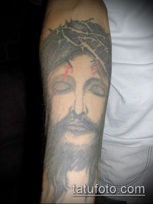 Фото тату Иисуса Христа — 07062017 — пример — 199 Photos tattoo of Jesus Christ