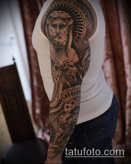 Фото тату Иисуса Христа — 07062017 — пример — 202 Photos tattoo of Jesus Christ