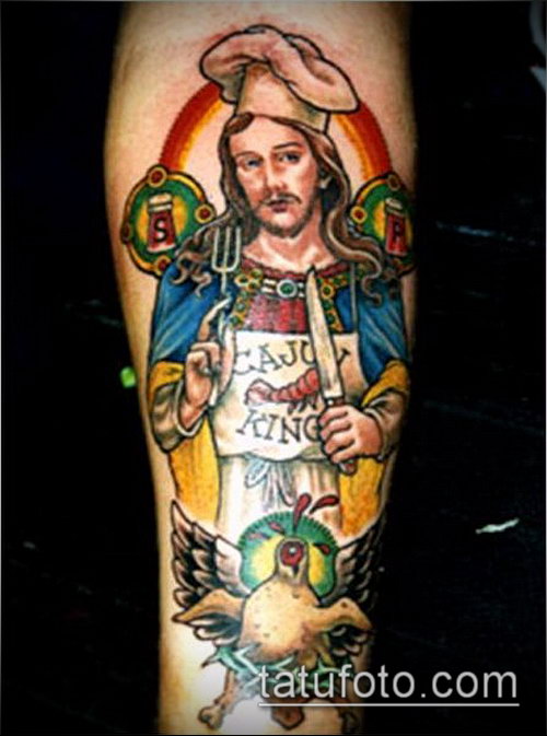 Фото тату Иисуса Христа — 07062017 — пример — 219 Photos tattoo of Jesus Christ
