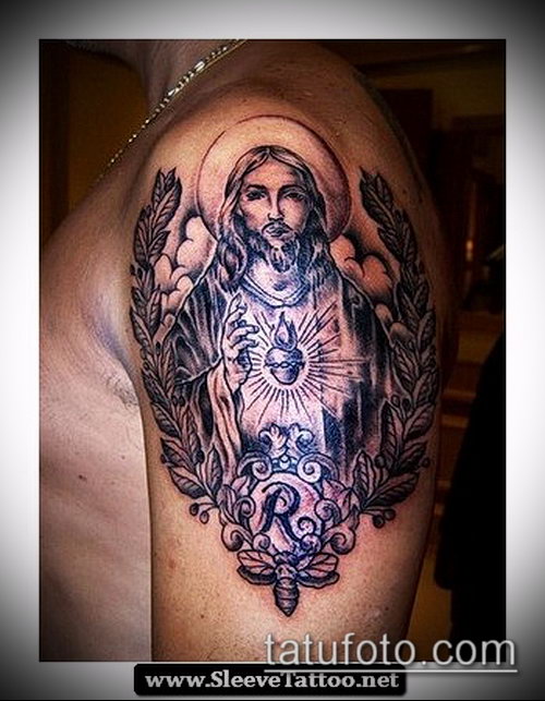 Фото тату Иисуса Христа — 07062017 — пример — 234 Photos tattoo of Jesus Christ