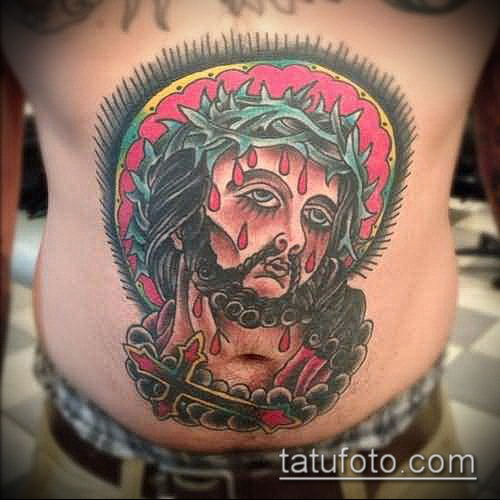 Фото тату Иисуса Христа — 07062017 — пример — 247 Photos tattoo of Jesus Christ