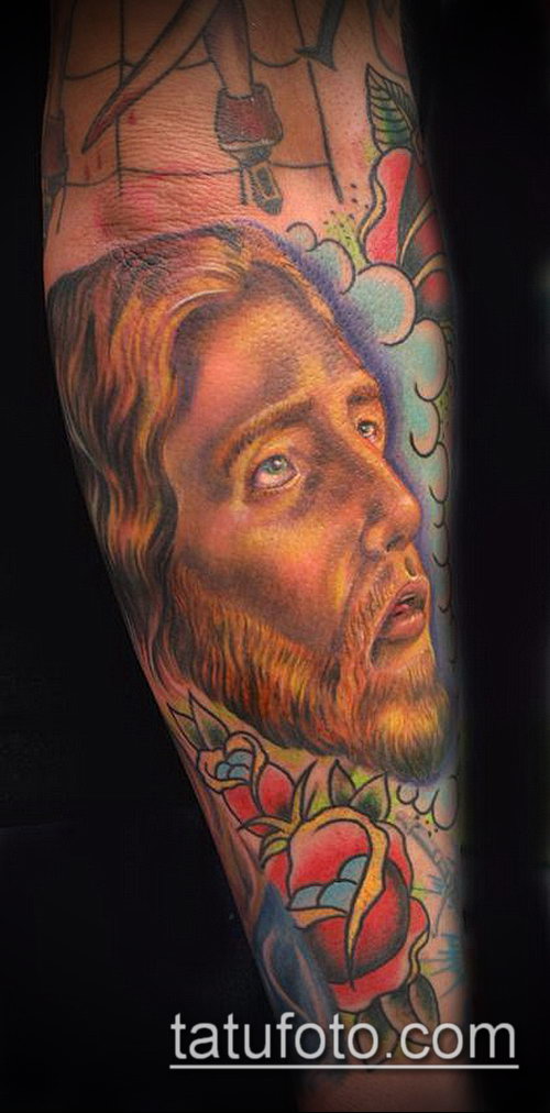 Фото тату Иисуса Христа — 07062017 — пример — 260 Photos tattoo of Jesus Christ._132 — копия