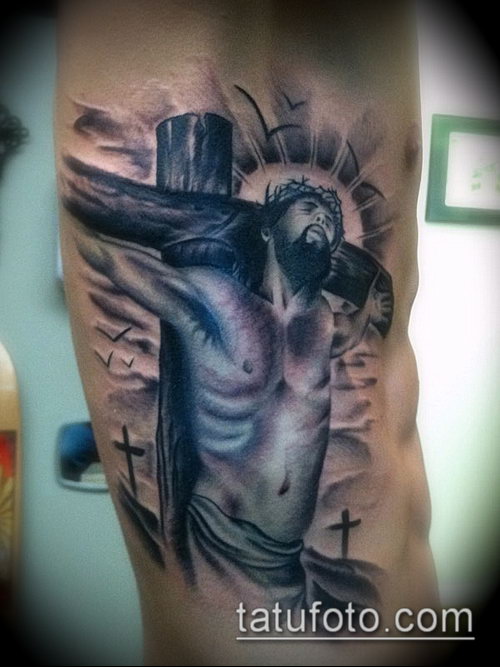 Фото тату Иисуса Христа — 07062017 — пример — 268 Photos tattoo of Jesus Christ