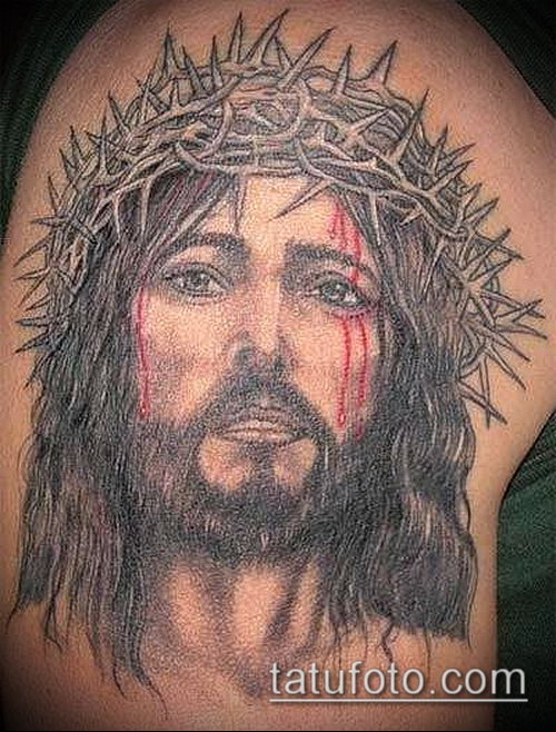 Фото тату Иисуса Христа — 07062017 — пример — 285 Photos tattoo of Jesus Christ