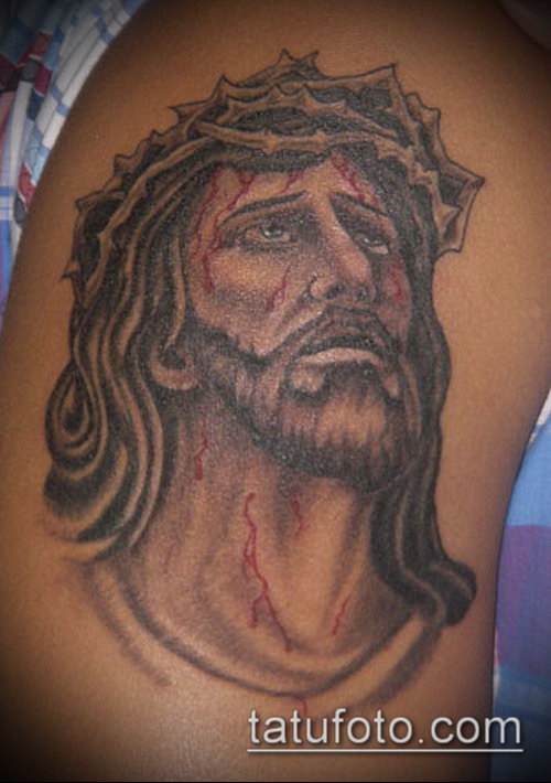 Фото тату Иисуса Христа — 07062017 — пример — 292 Photos tattoo of Jesus Christ