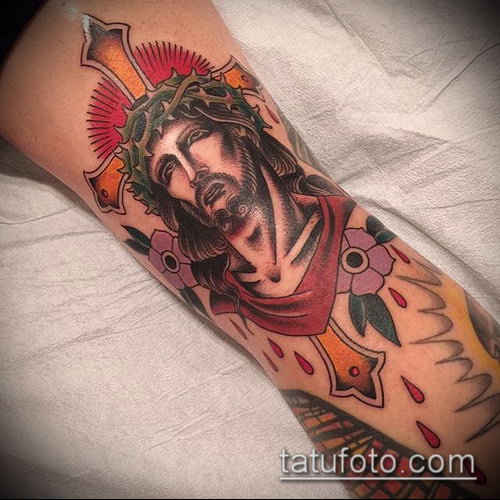 Фото тату Иисуса Христа — 07062017 — пример — 311 Photos tattoo of Jesus Christ