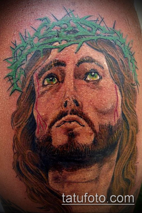 Фото тату Иисуса Христа — 07062017 — пример — 323 Photos tattoo of Jesus Christ