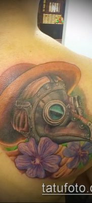 Фото тату Чумной доктор — 16062017 — пример — 078 Tattoo Plague Doctor