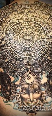 Фото тату ацтеков — 01062017 — пример — 001 Aztec tattoo