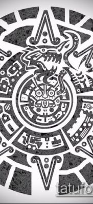 Фото тату ацтеков — 01062017 — пример — 003 Aztec tattoo