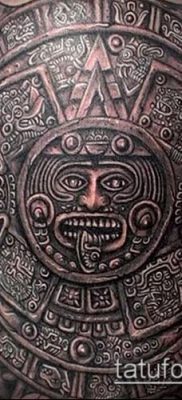 Фото тату ацтеков — 01062017 — пример — 016 Aztec tattoo