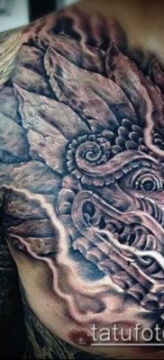 Фото тату ацтеков — 01062017 — пример — 018 Aztec tattoo