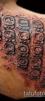 Фото тату ацтеков — 01062017 — пример — 020 Aztec tattoo