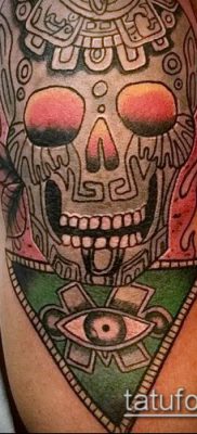 Фото тату ацтеков — 01062017 — пример — 021 Aztec tattoo