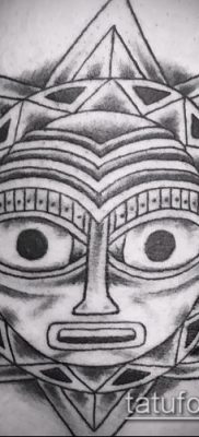 Фото тату ацтеков — 01062017 — пример — 023 Aztec tattoo