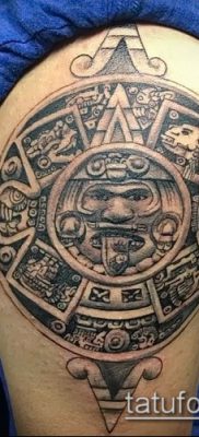 Фото тату ацтеков — 01062017 — пример — 025 Aztec tattoo