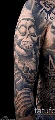 Фото тату ацтеков — 01062017 — пример — 030 Aztec tattoo
