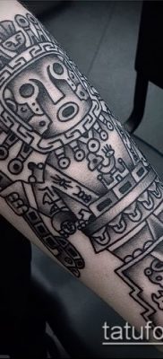 Фото тату ацтеков — 01062017 — пример — 031 Aztec tattoo