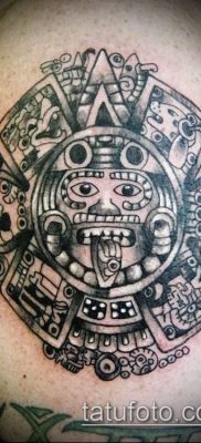 Фото тату ацтеков — 01062017 — пример — 033 Aztec tattoo