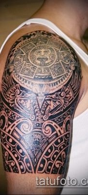 Фото тату ацтеков — 01062017 — пример — 040 Aztec tattoo