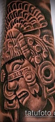 Фото тату ацтеков — 01062017 — пример — 053 Aztec tattoo