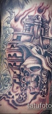 Фото тату ацтеков — 01062017 — пример — 057 Aztec tattoo