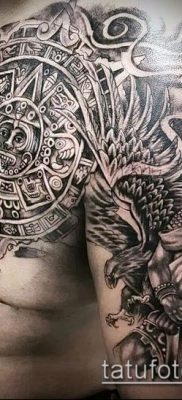 Фото тату ацтеков — 01062017 — пример — 060 Aztec tattoo