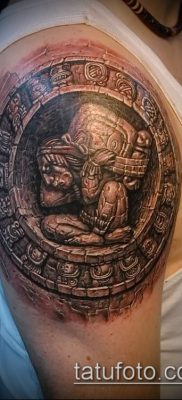 Фото тату ацтеков — 01062017 — пример — 062 Aztec tattoo