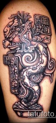 Фото тату ацтеков — 01062017 — пример — 064 Aztec tattoo