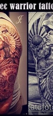 Фото тату ацтеков — 01062017 — пример — 066 Aztec tattoo