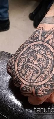 Фото тату ацтеков — 01062017 — пример — 069 Aztec tattoo