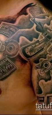 Фото тату ацтеков — 01062017 — пример — 070 Aztec tattoo