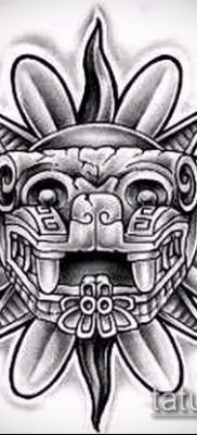 Фото тату ацтеков — 01062017 — пример — 072 Aztec tattoo