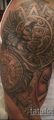 Фото тату ацтеков — 01062017 — пример — 076 Aztec tattoo