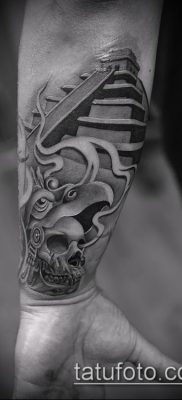 Фото тату ацтеков — 01062017 — пример — 077 Aztec tattoo