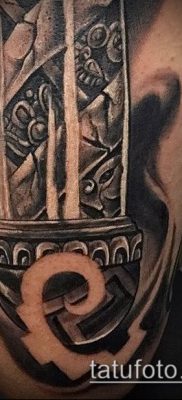Фото тату ацтеков — 01062017 — пример — 079 Aztec tattoo