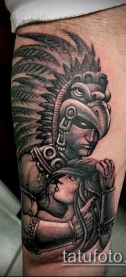 Фото тату ацтеков — 01062017 — пример — 080 Aztec tattoo