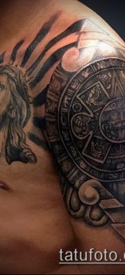 Фото тату ацтеков — 01062017 — пример — 081 Aztec tattoo