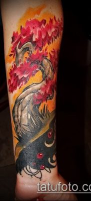 Фото тату бонсай — 19062017 — пример — 082 Bonsai tattoo — tatufoto.com