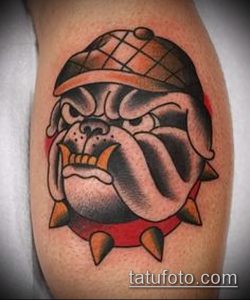 Фото тату бульдог - 03062017 - пример - 021 Bulldog tattoo