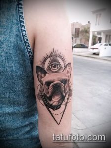 Фото тату бульдог - 03062017 - пример - 025 Bulldog tattoo