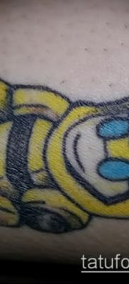 Фото тату бульдог — 03062017 — пример — 053 Bulldog tattoo