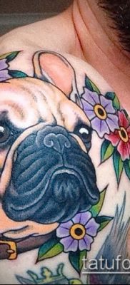 Фото тату бульдог — 03062017 — пример — 057 Bulldog tattoo