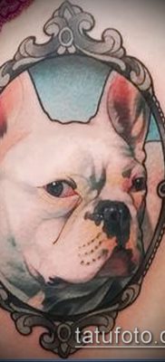 Фото тату бульдог — 03062017 — пример — 085 Bulldog tattoo