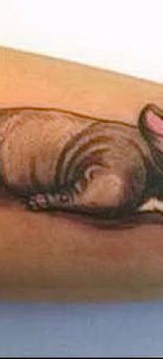 Фото тату бульдог — 03062017 — пример — 092 Bulldog tattoo