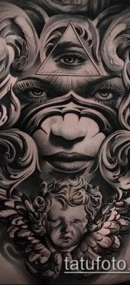 Фото тату в стиле Чикано — 05062017 — пример — 001 Tattoo in the style of Chicano