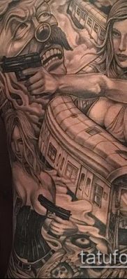 Фото тату в стиле Чикано — 05062017 — пример — 048 Tattoo in the style of Chicano