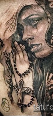 Фото тату в стиле Чикано — 05062017 — пример — 115 Tattoo in the style of Chicano