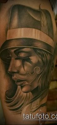 Фото тату в стиле Чикано — 05062017 — пример — 118 Tattoo in the style of Chicano